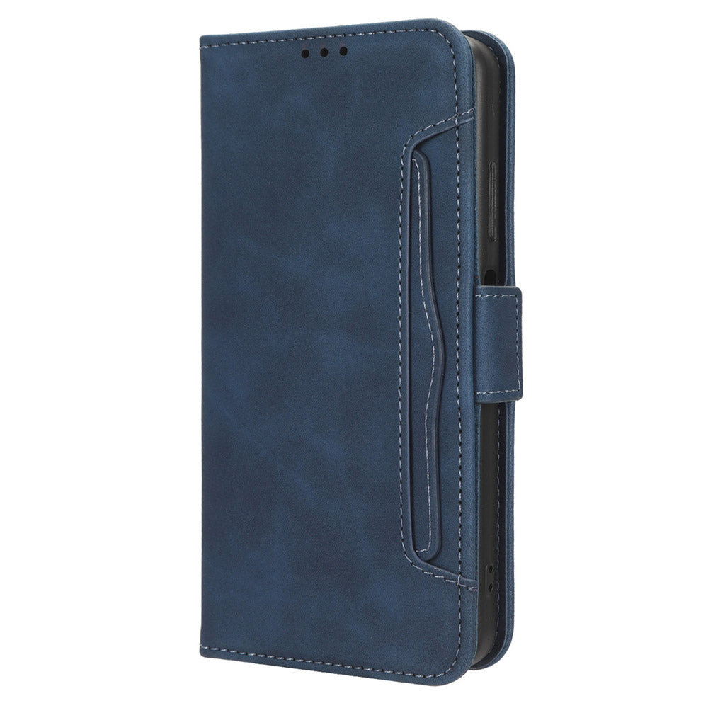 For Oppo Reno10 Pro 5G CPH2525 (Global) / Reno10 5G CPH2531 (Global) Multiple Card Slots Leather Phone Case Wallet Stand Cover