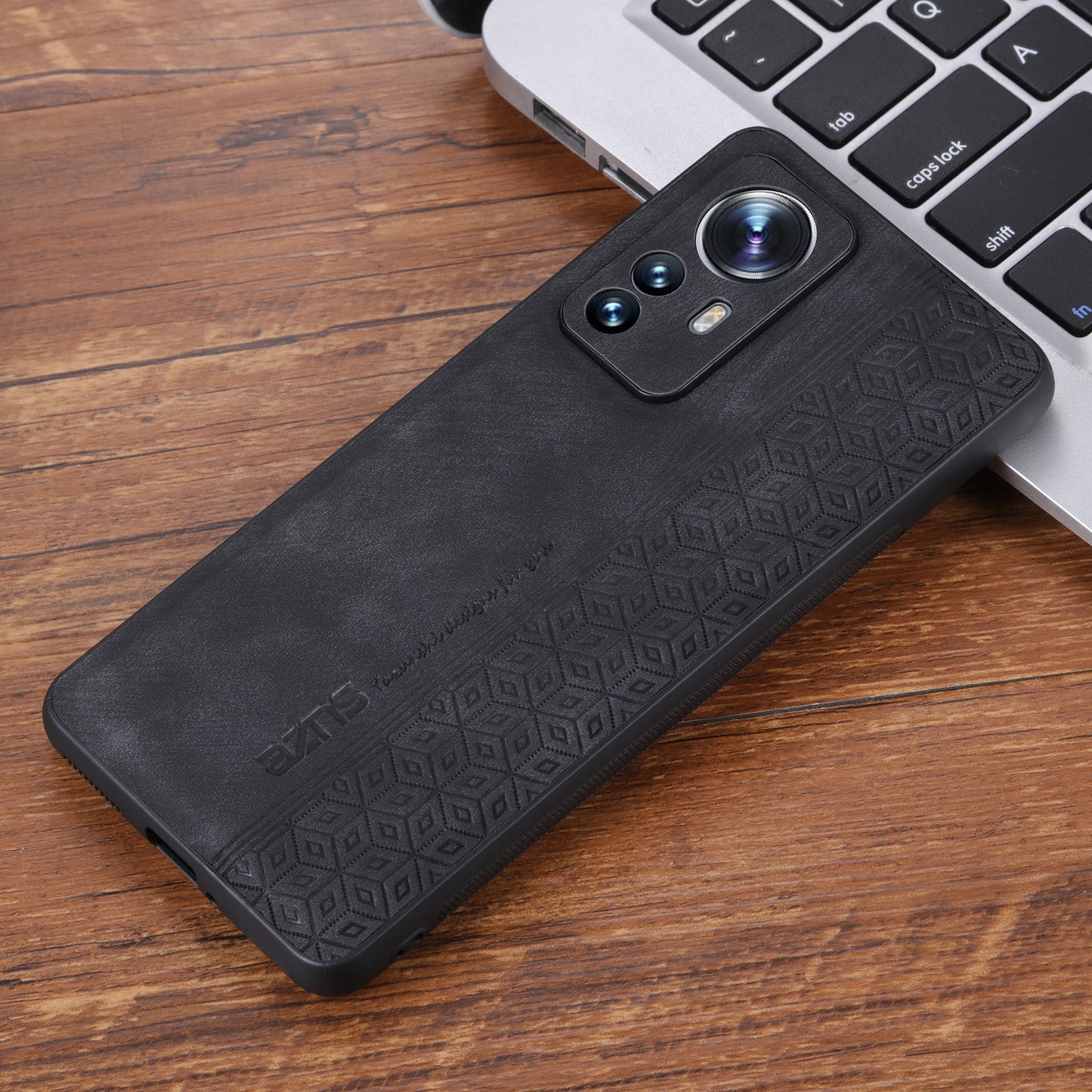 AZNS For Xiaomi Redmi Note 12S 4G Imprinted Protective Phone Case PU Leather Coated TPU Cover