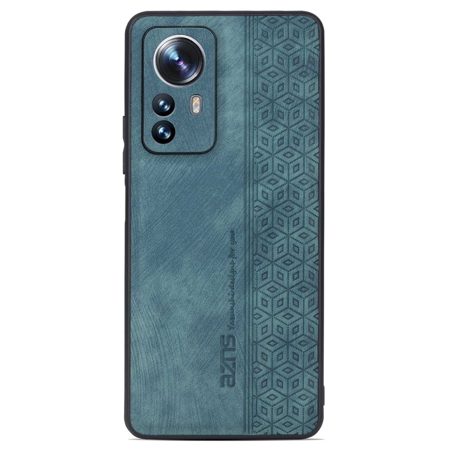 AZNS For Xiaomi Redmi Note 12S 4G Imprinted Protective Phone Case PU Leather Coated TPU Cover