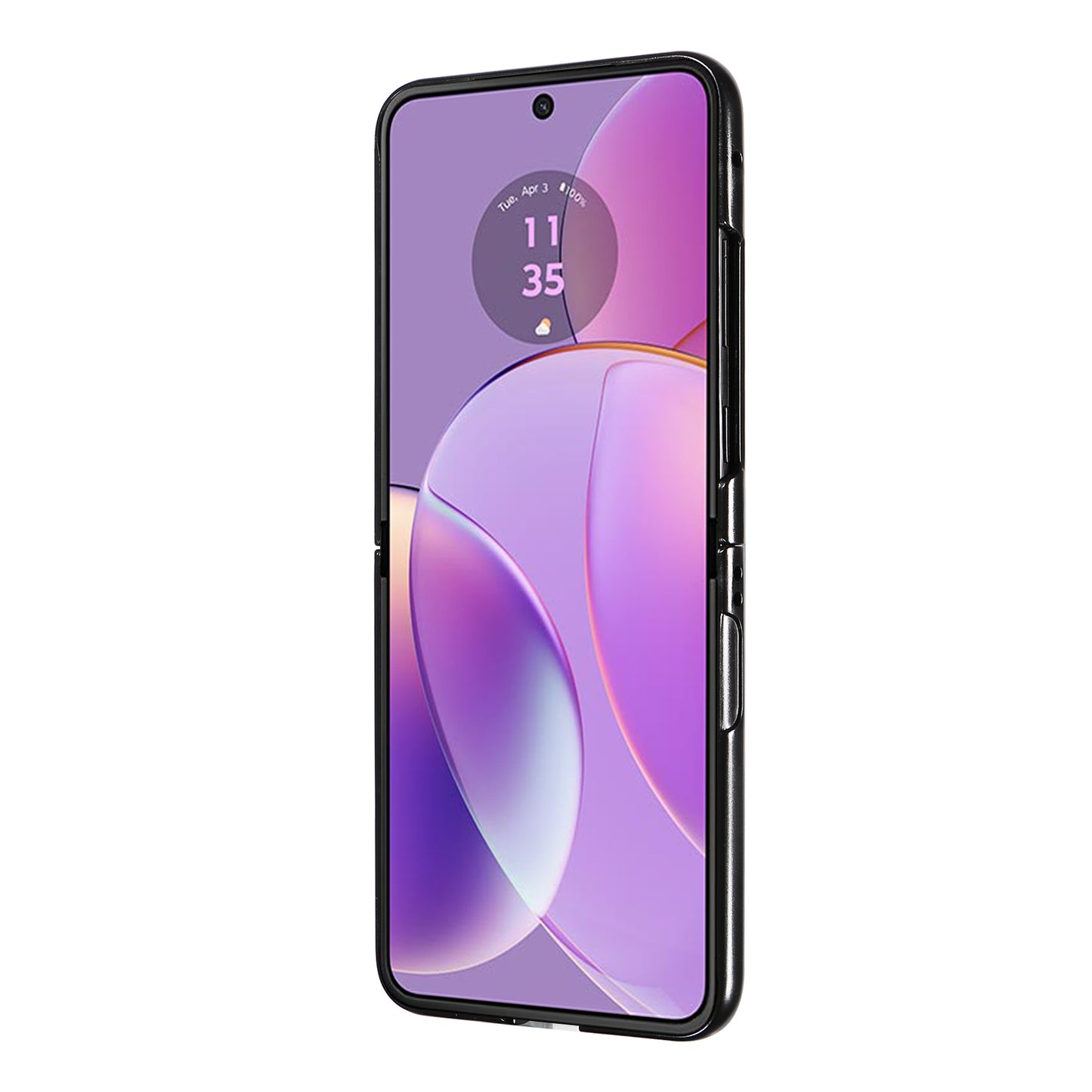 For Motorola Razr 40 5G Litchi Texture Phone Case PU Leather Coated PC Anti-drop Cover