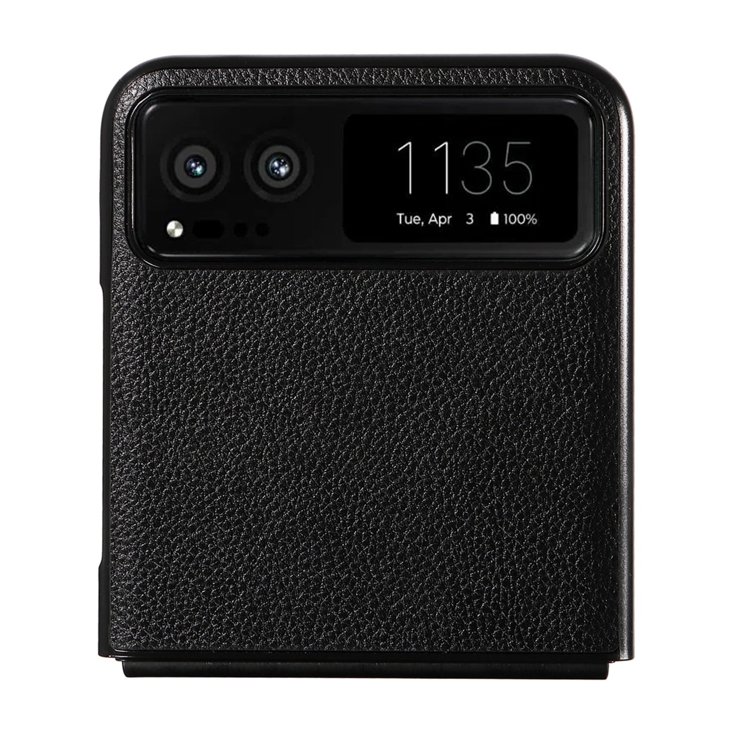 For Motorola Razr 40 5G Litchi Texture Phone Case PU Leather Coated PC Anti-drop Cover