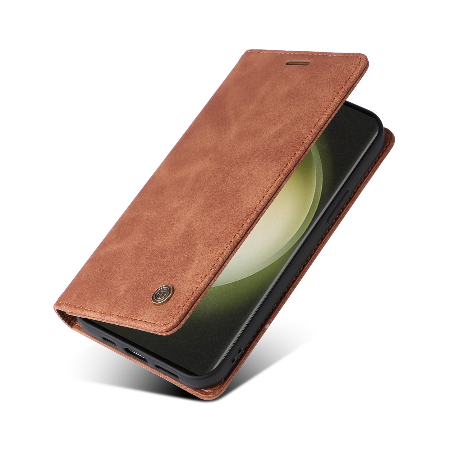 006 Series For Samsung Galaxy S23 Ultra Leather Case Phone Wallet Cover with Sucker Closure