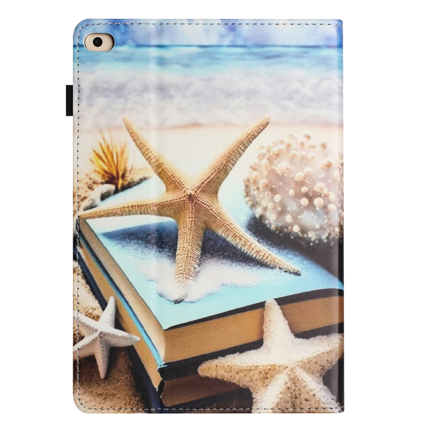 For iPad Air (2013) / Air 2 / 9.7-inch (2017) / (2018) Anti-Drop PU Leather Tablet Stand Case Pattern Printing Cover Card Holder
