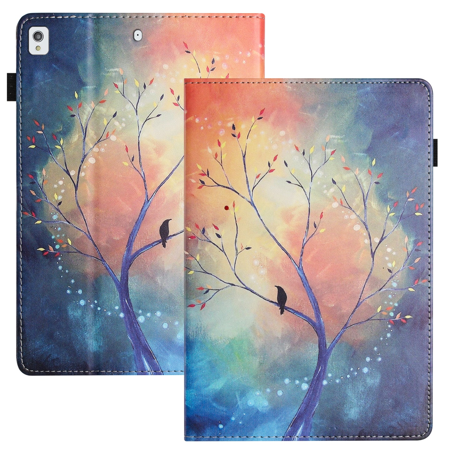 For iPad 10.2 (2020) / (2019) / Air 10.5 inch (2019) Pattern Printing PU Leather Tablet Stand Case Litchi Texture Cover