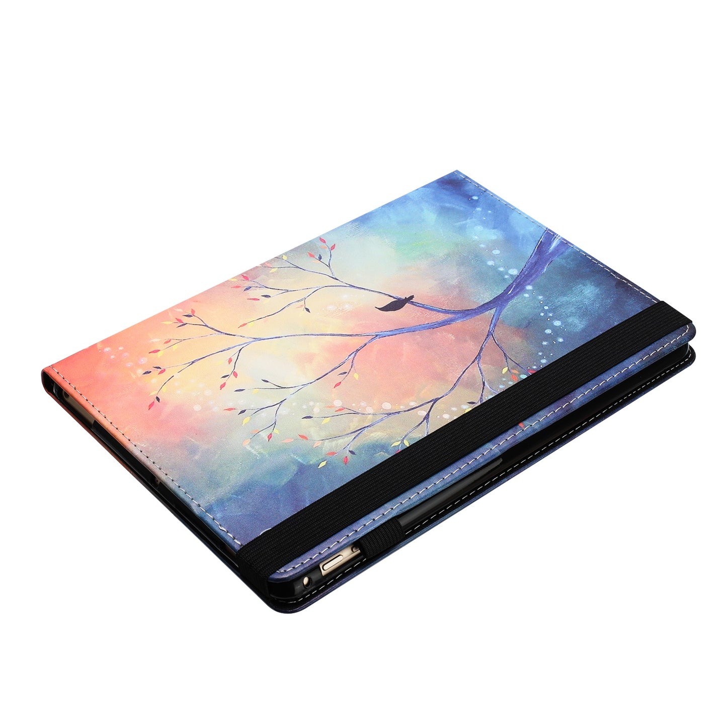 For iPad 10.2 (2020) / (2019) / Air 10.5 inch (2019) Pattern Printing PU Leather Tablet Stand Case Litchi Texture Cover