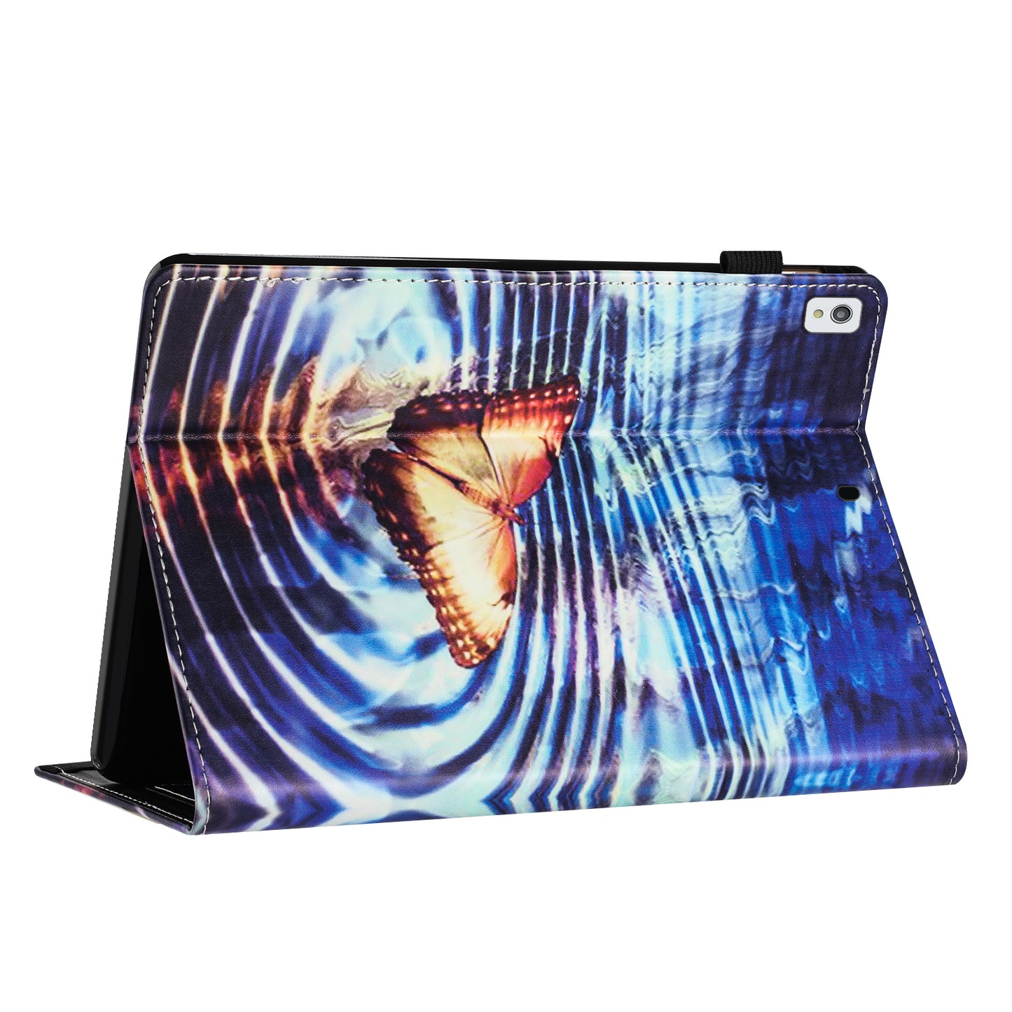 For iPad 10.2 (2020) / (2019) / Air 10.5 inch (2019) Pattern Printing PU Leather Tablet Stand Case Litchi Texture Cover