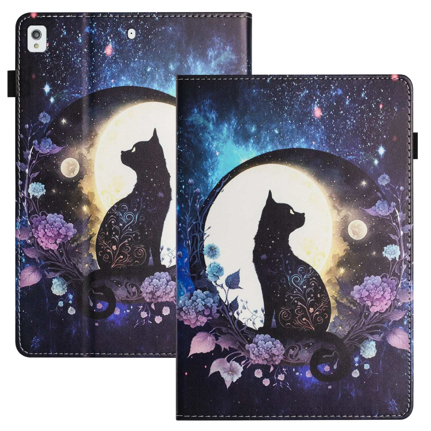 For iPad 10.2 (2020) / (2019) / Air 10.5 inch (2019) Pattern Printing PU Leather Tablet Stand Case Litchi Texture Cover