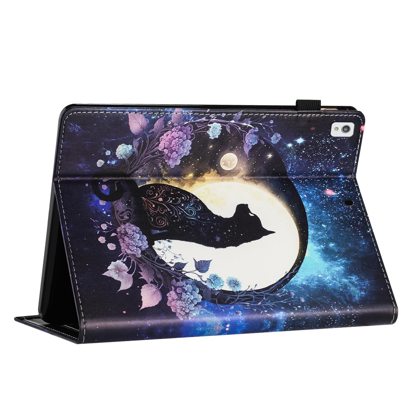 For iPad 10.2 (2020) / (2019) / Air 10.5 inch (2019) Pattern Printing PU Leather Tablet Stand Case Litchi Texture Cover