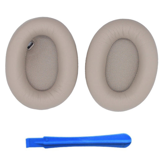 1 Pair Replacement Earpad for Sony WH-1000XM4 Headphone Silicone Ear Cap with Crowbar