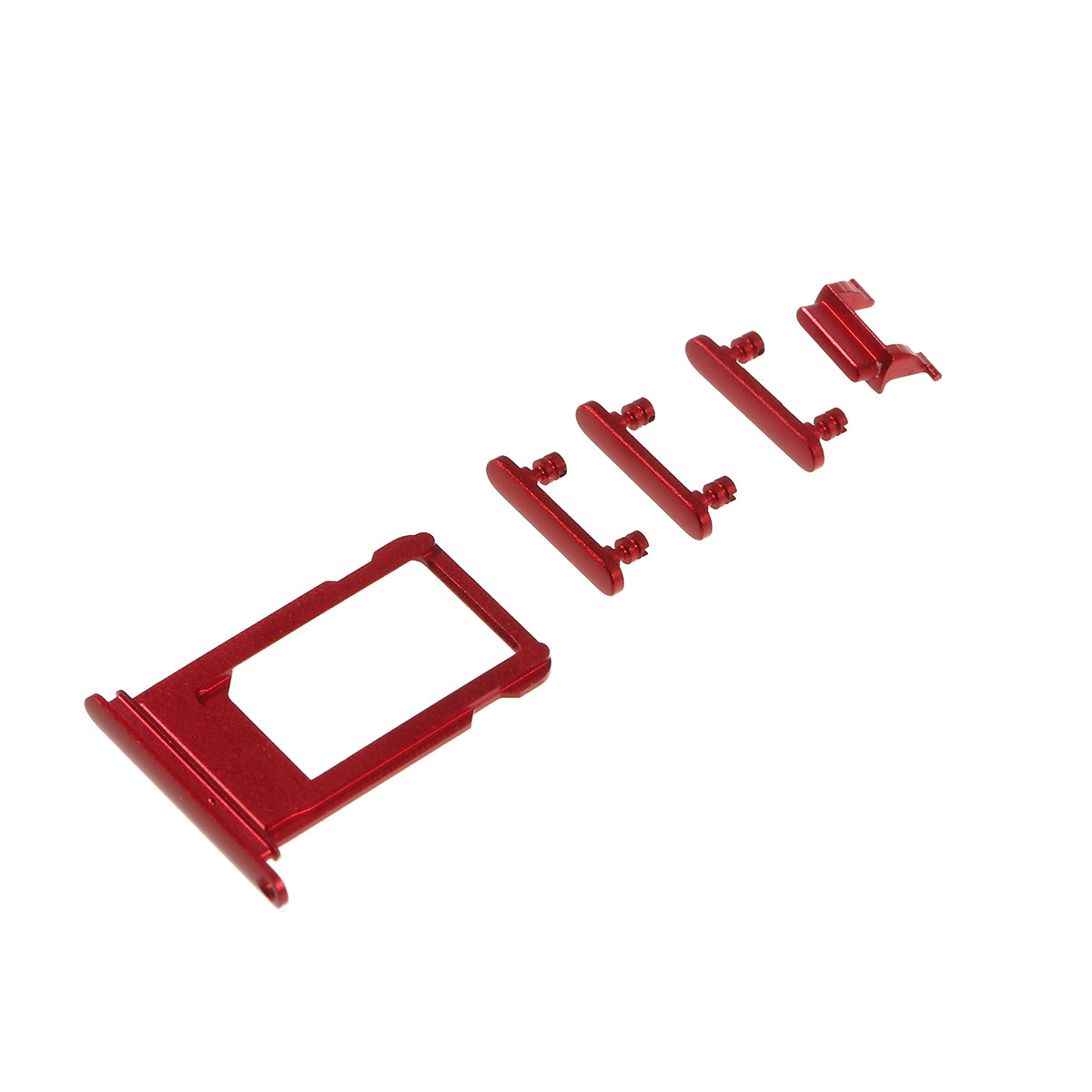 OEM for iPhone 8 Plus Side Button Set (Mute / Power / Volume Buttons + SIM Card Tray)