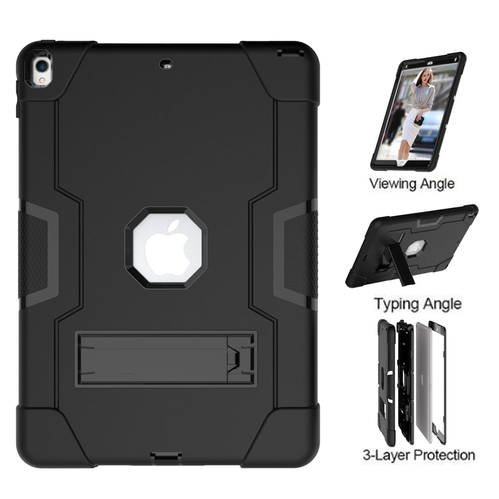 For iPad Air 10.5 inch (2019) Shock Proof TPU + PC Hybrid Tablet Case with Kickstand