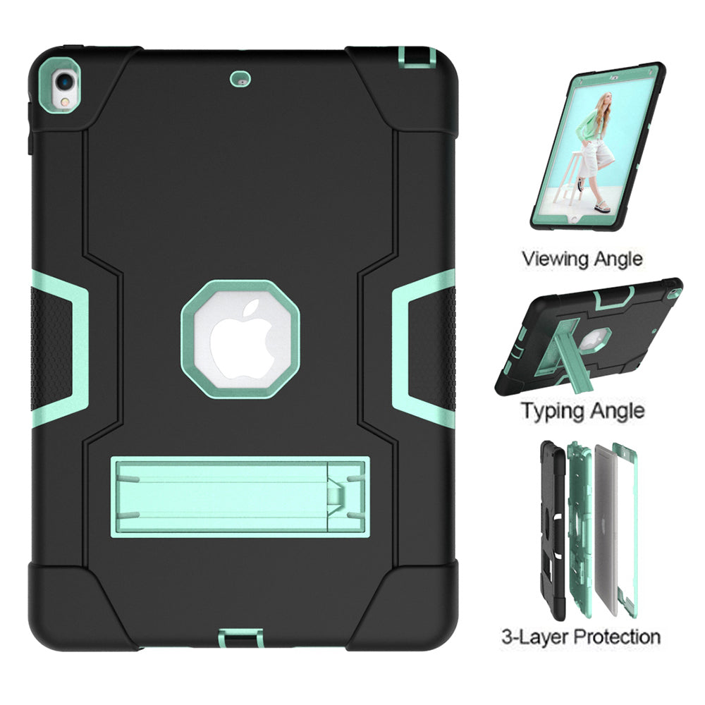 For iPad Air 10.5 inch (2019) Shock Proof TPU + PC Hybrid Tablet Case with Kickstand