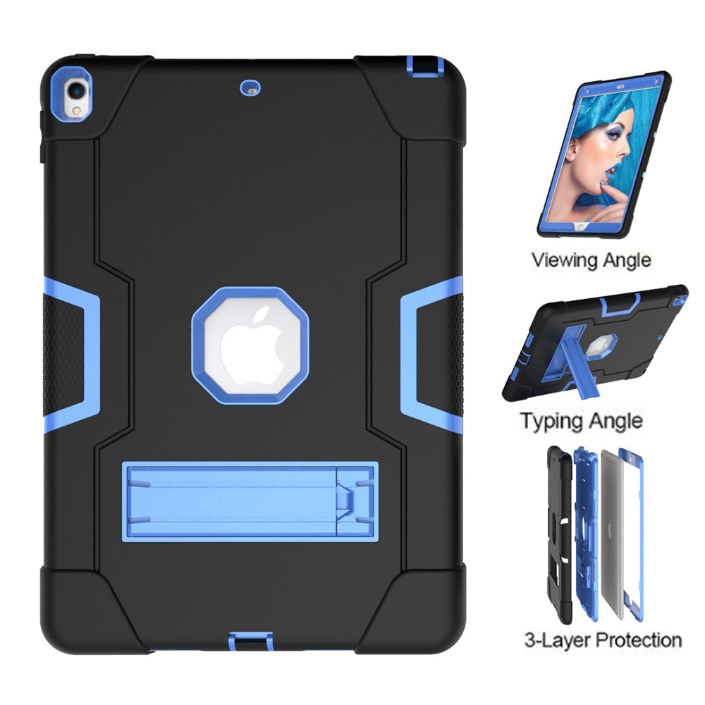 For iPad Air 10.5 inch (2019) Shock Proof TPU + PC Hybrid Tablet Case with Kickstand