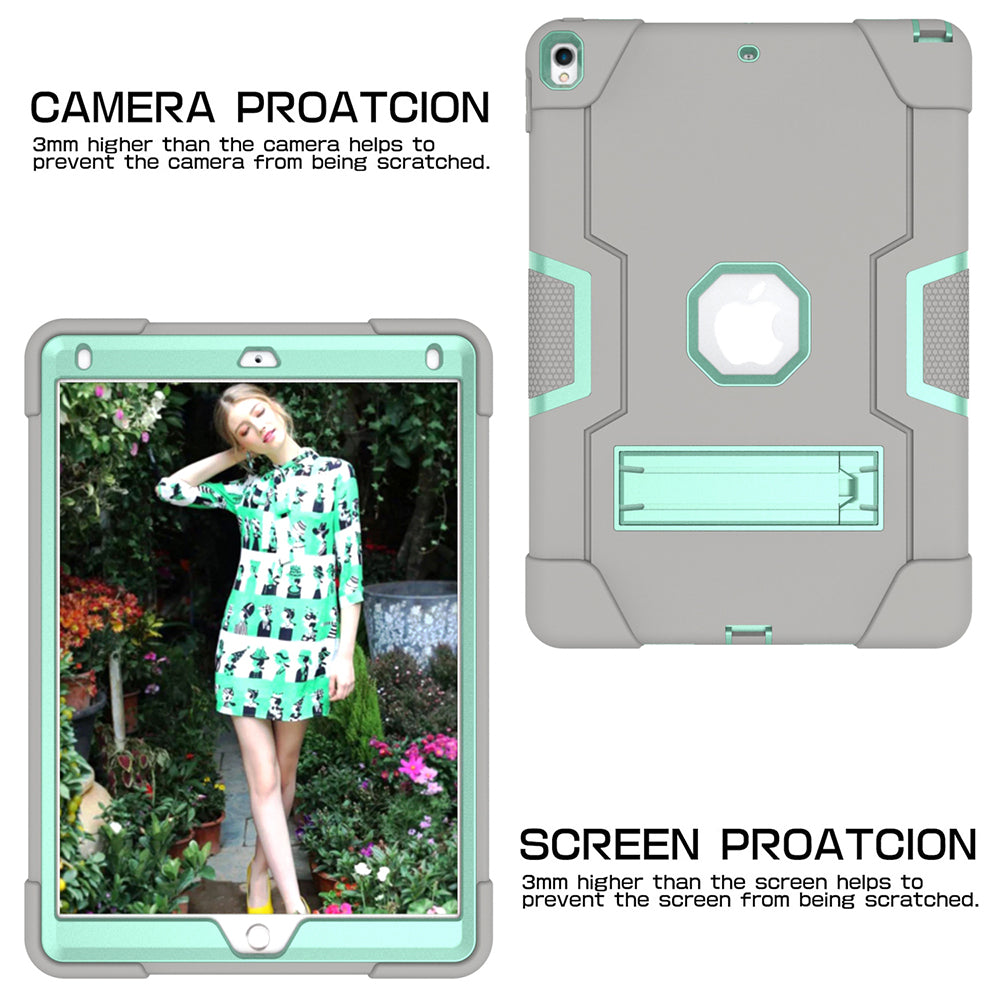 For iPad Air 10.5 inch (2019) Shock Proof TPU + PC Hybrid Tablet Case with Kickstand