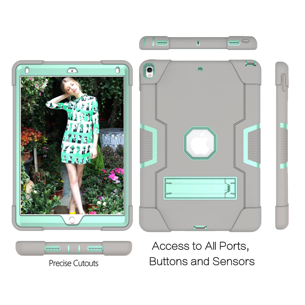 For iPad Air 10.5 inch (2019) Shock Proof TPU + PC Hybrid Tablet Case with Kickstand