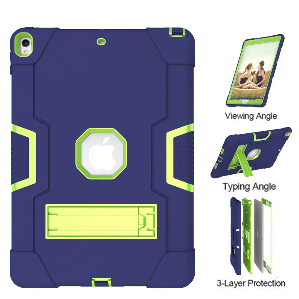 For iPad Air 10.5 inch (2019) Shock Proof TPU + PC Hybrid Tablet Case with Kickstand