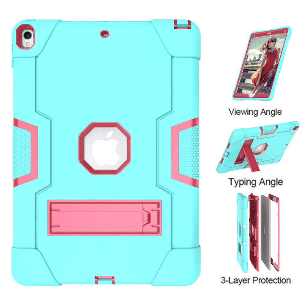 For iPad Air 10.5 inch (2019) Shock Proof TPU + PC Hybrid Tablet Case with Kickstand