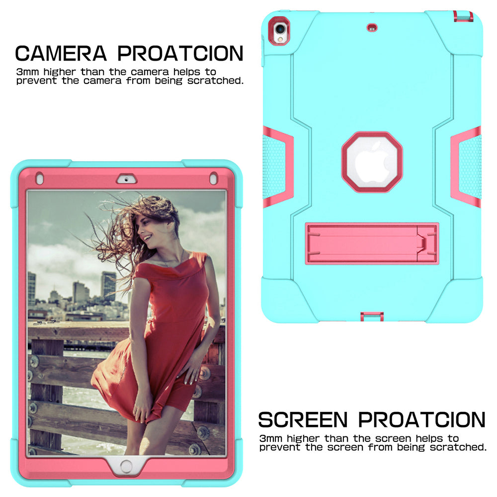 For iPad Air 10.5 inch (2019) Shock Proof TPU + PC Hybrid Tablet Case with Kickstand