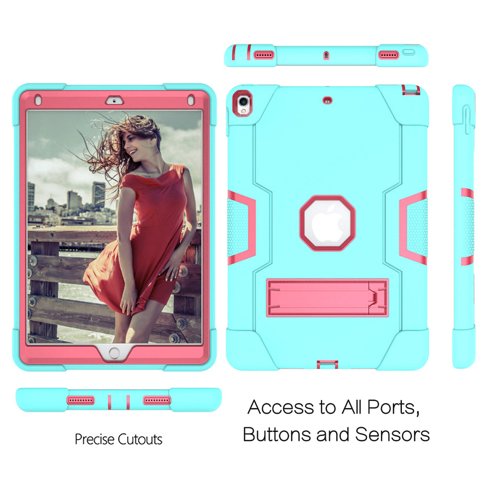 For iPad Air 10.5 inch (2019) Shock Proof TPU + PC Hybrid Tablet Case with Kickstand