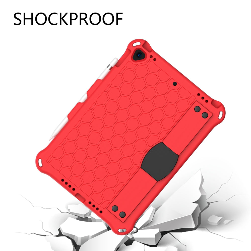 Honeycomb Texture EVA Tablet Hybrid Shell with Shoulder Strap for iPad 10.2 (2021)/(2020)/(2019)/iPad Pro 10.5-inch (2017)/iPad Air 10.5 inch (2019)