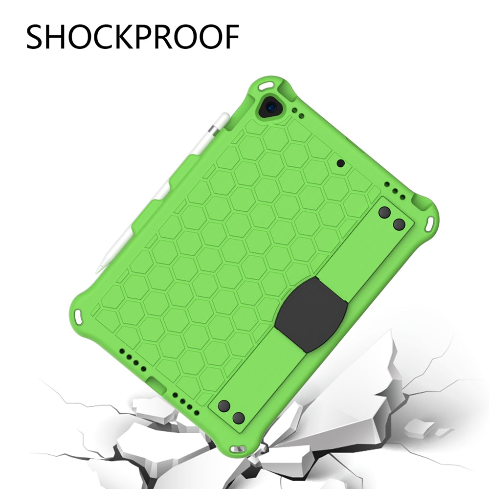 Honeycomb Texture EVA Tablet Hybrid Shell with Shoulder Strap for iPad 10.2 (2021)/(2020)/(2019)/iPad Pro 10.5-inch (2017)/iPad Air 10.5 inch (2019)