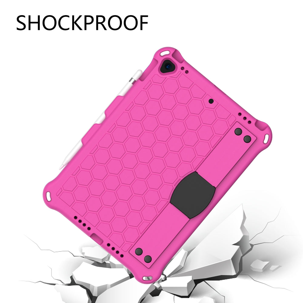 Honeycomb Texture EVA Tablet Hybrid Shell with Shoulder Strap for iPad 10.2 (2021)/(2020)/(2019)/iPad Pro 10.5-inch (2017)/iPad Air 10.5 inch (2019)