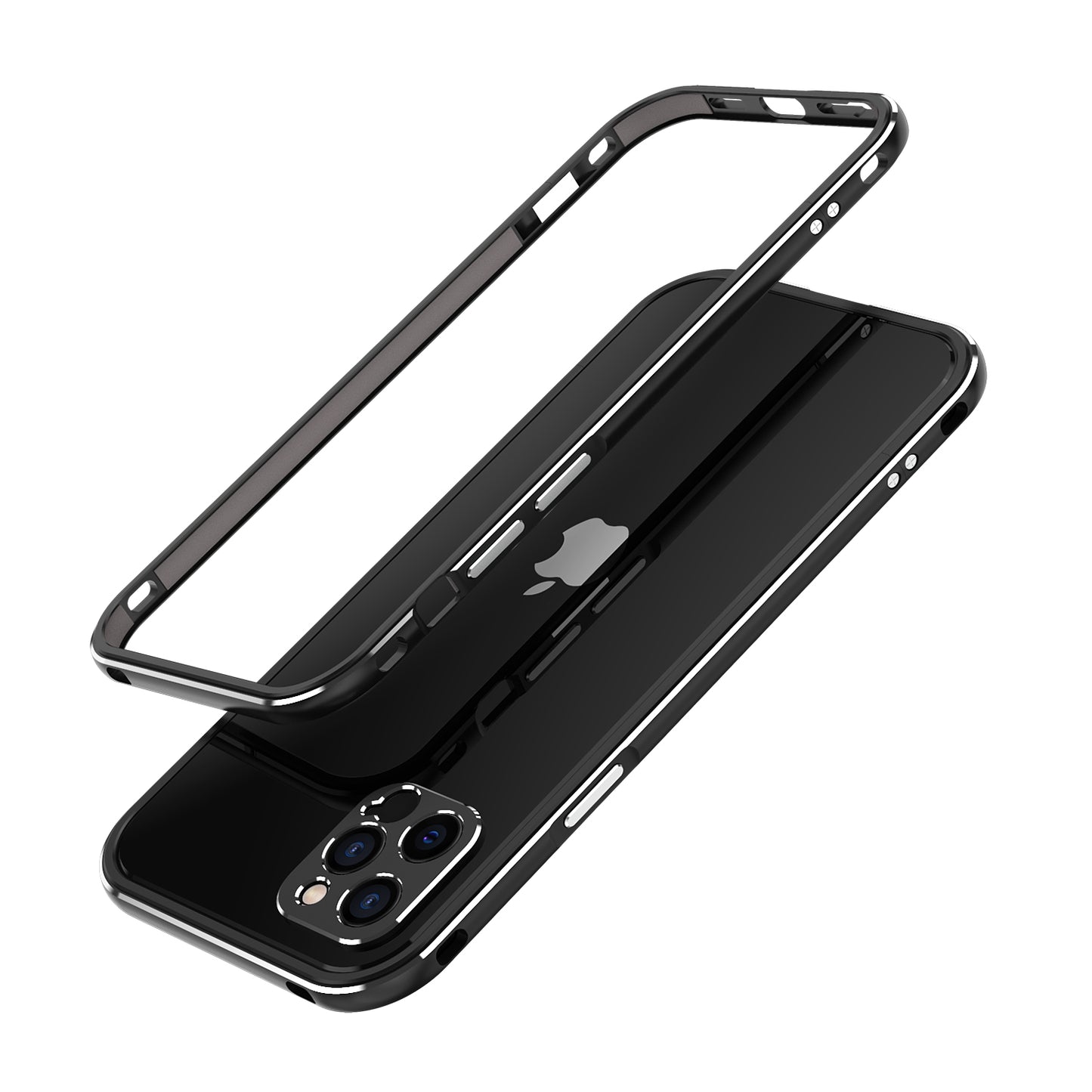 Metal Bumper Case for iPhone 12 Pro Max Camera Lens Ring Protector