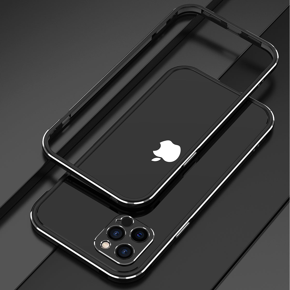 Metal Bumper Case for iPhone 12 Pro Max Camera Lens Ring Protector