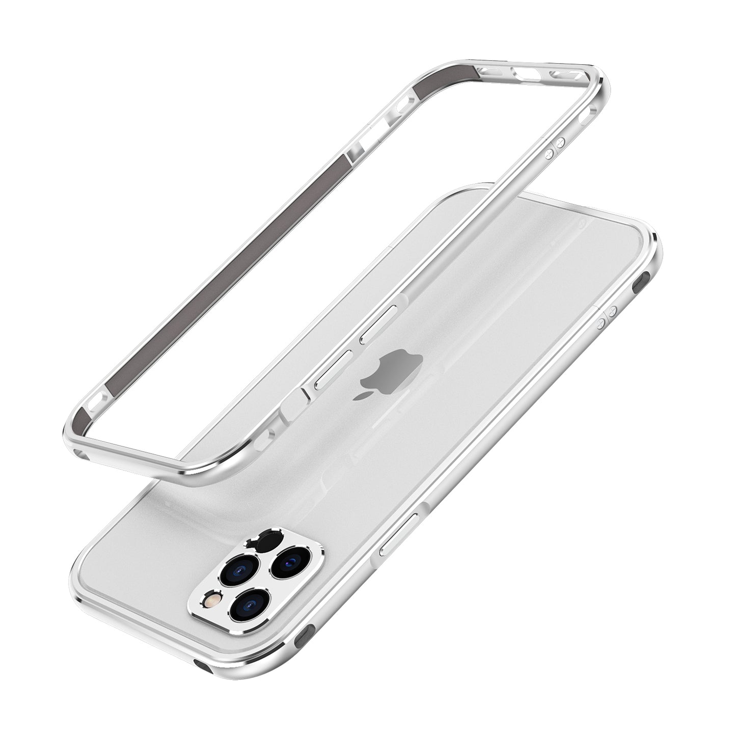 Metal Bumper Case for iPhone 12 Pro Max Camera Lens Ring Protector