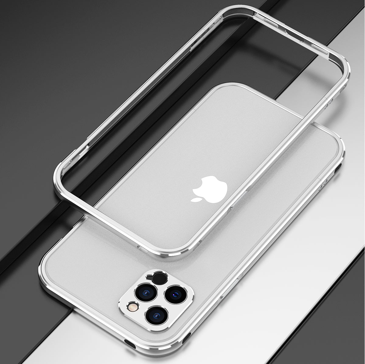 Metal Bumper Case for iPhone 12 Pro Max Camera Lens Ring Protector