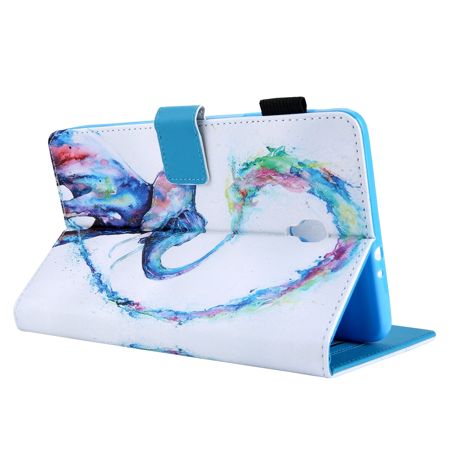 Animal Series Patterned Leather Tablet Cover for Samsung Galaxy Tab A 8.0 (2017) T380/T385