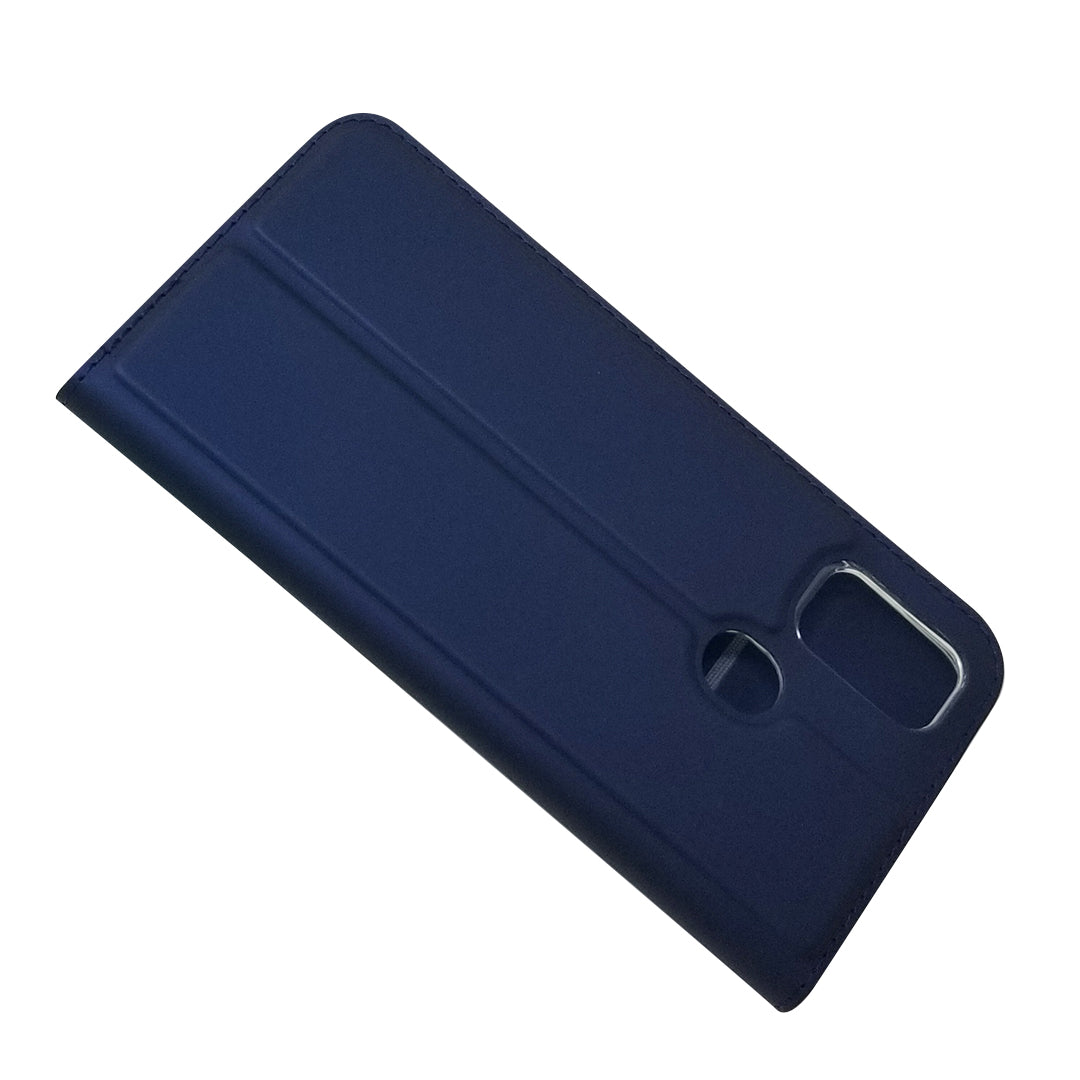 Magnetic Closure Leather Card Holder Phone Covering for Samsung Galaxy M30s / M2
