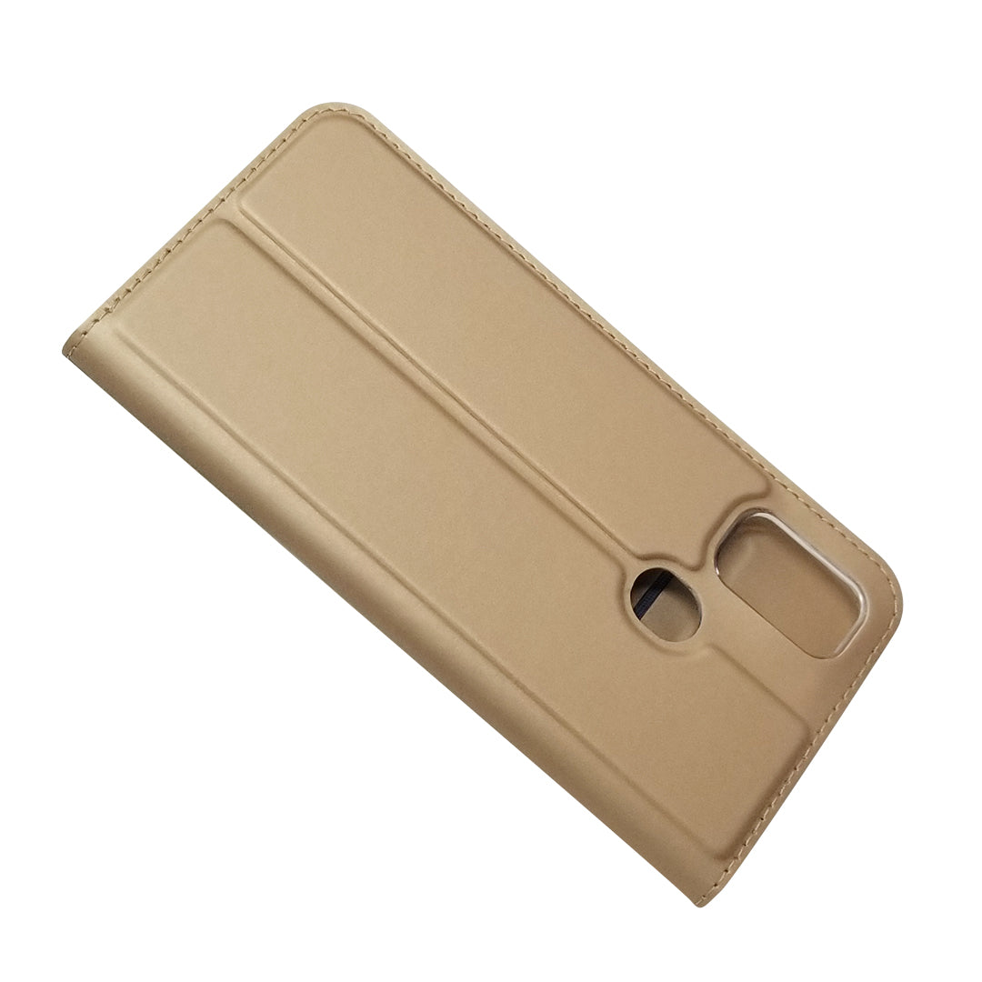 Magnetic Closure Leather Card Holder Phone Covering for Samsung Galaxy M30s / M2