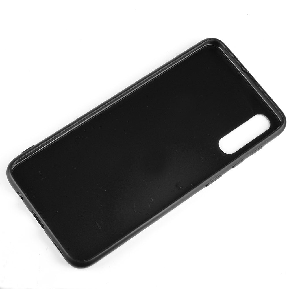 Leather Coated PC + TPU Protection Phone Shell Cover for Samsung Galaxy A70