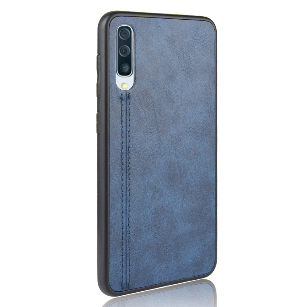 Leather Coated PC + TPU Protection Phone Shell Cover for Samsung Galaxy A70
