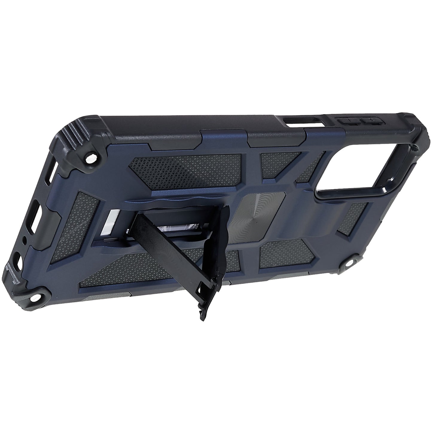 For Samsung Galaxy M23 5G / F23 5G / M13 4G Anti-wear Anti-shock PC and TPU Combo Armor Phone Case Kickstand Hybrid Protective Shell