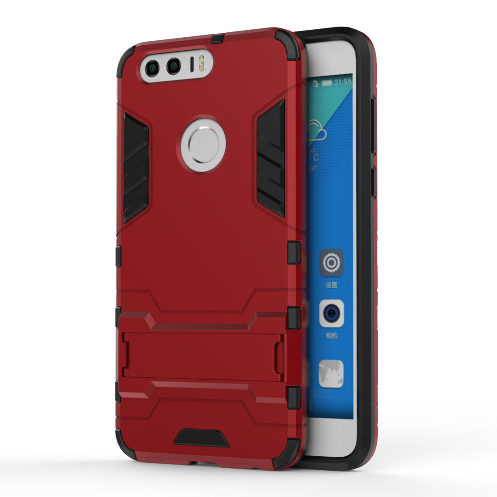 Solid PC + TPU Hybrid Shell with Kickstand for Huawei Honor 8