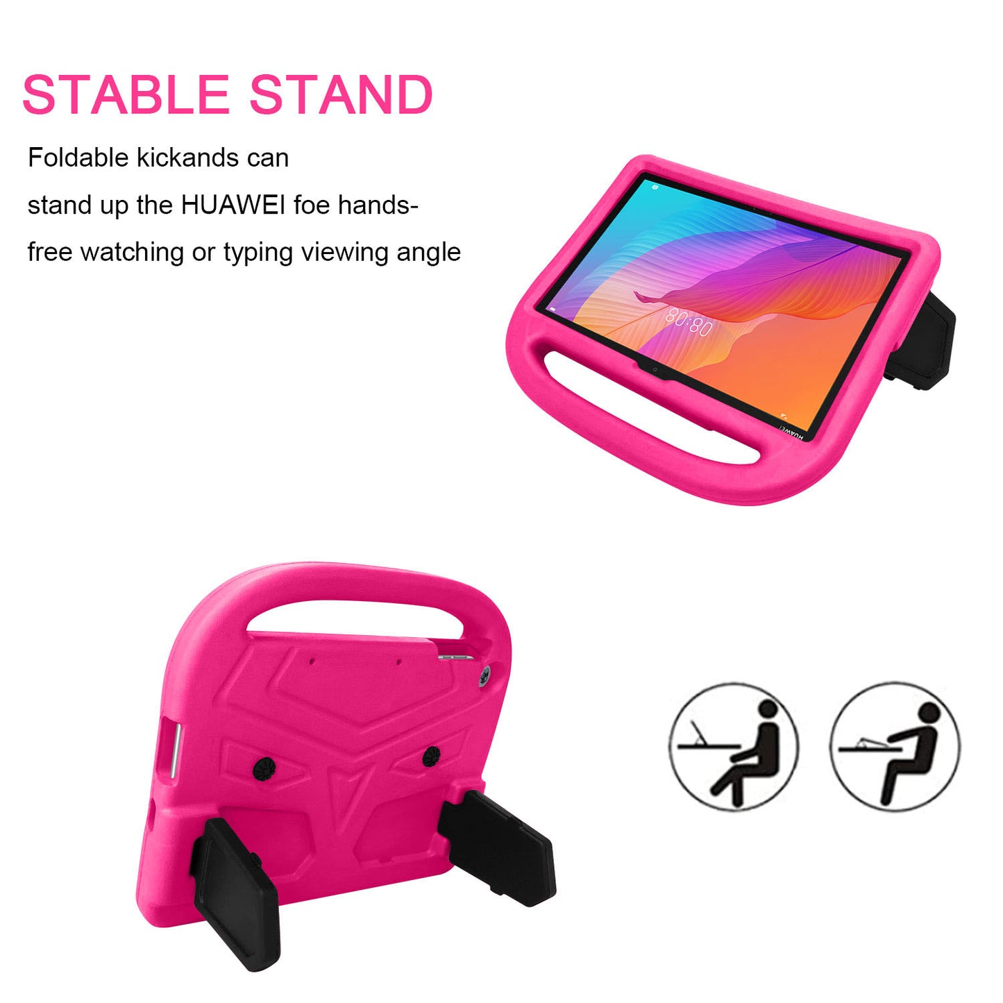 Sparrow Style EVA Tablet Protective Case Cover with Kickstand for Huawei Enjoy Tablet 2 10.1 / T10 9.7 / T10S 10.1