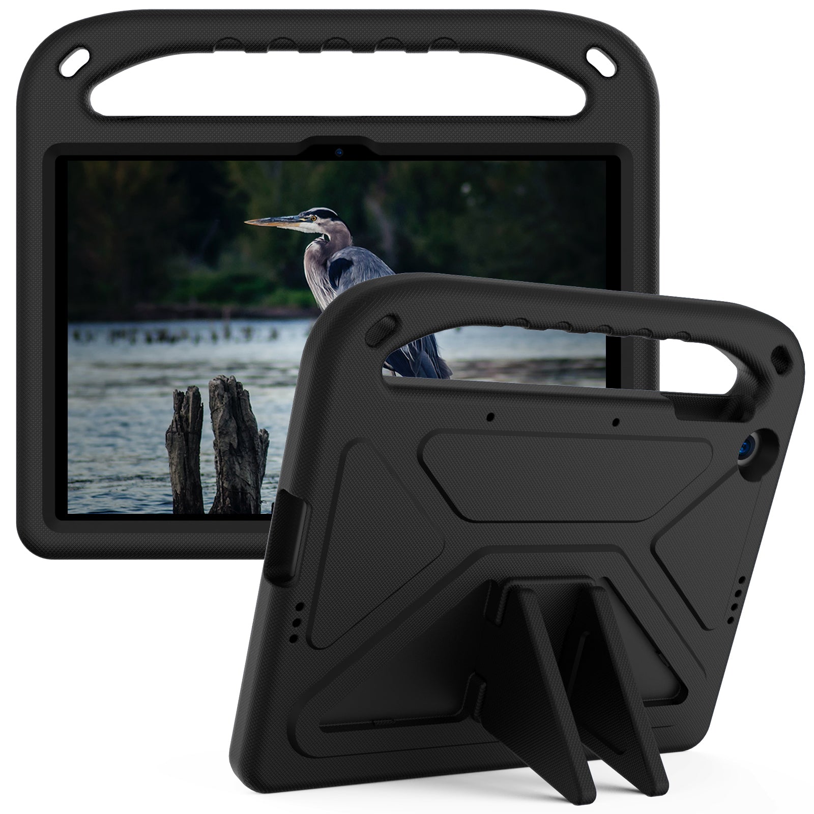 Shock-Absorbed Hand-Hold Grip EVA Tablet Case with Kickstand for Huawei Enjoy Tablet 2 10.1/MatePad T 10S 10.1 inch/MatePad T 10 9.7 inch/Honor Pad 6 10.1-inch/Pad X6 9.7 inch