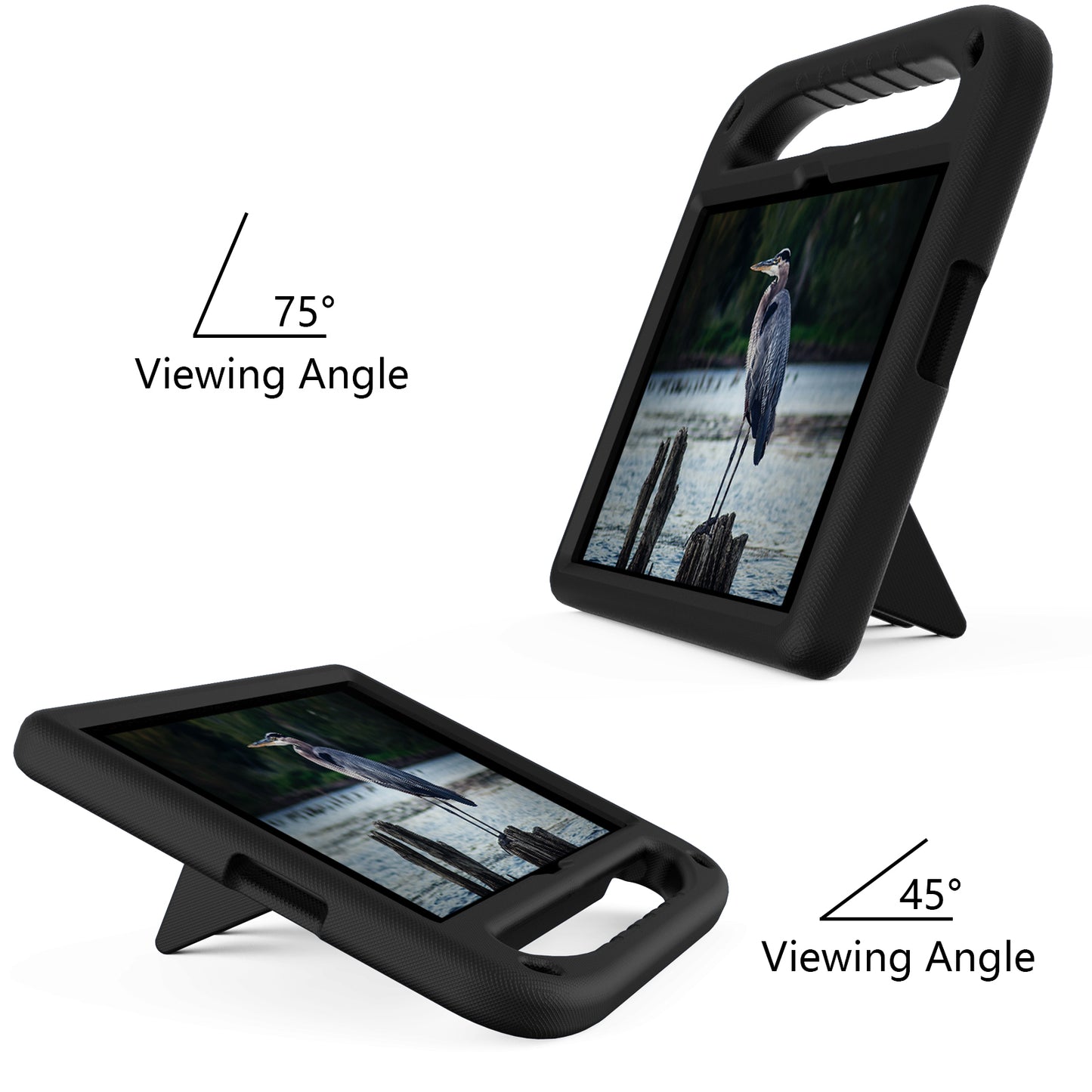Shock-Absorbed Hand-Hold Grip EVA Tablet Case with Kickstand for Huawei Enjoy Tablet 2 10.1/MatePad T 10S 10.1 inch/MatePad T 10 9.7 inch/Honor Pad 6 10.1-inch/Pad X6 9.7 inch