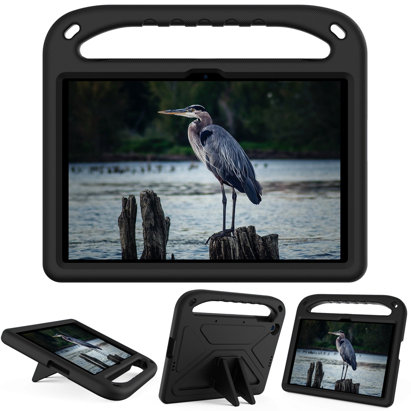 Shock-Absorbed Hand-Hold Grip EVA Tablet Case with Kickstand for Huawei Enjoy Tablet 2 10.1/MatePad T 10S 10.1 inch/MatePad T 10 9.7 inch/Honor Pad 6 10.1-inch/Pad X6 9.7 inch
