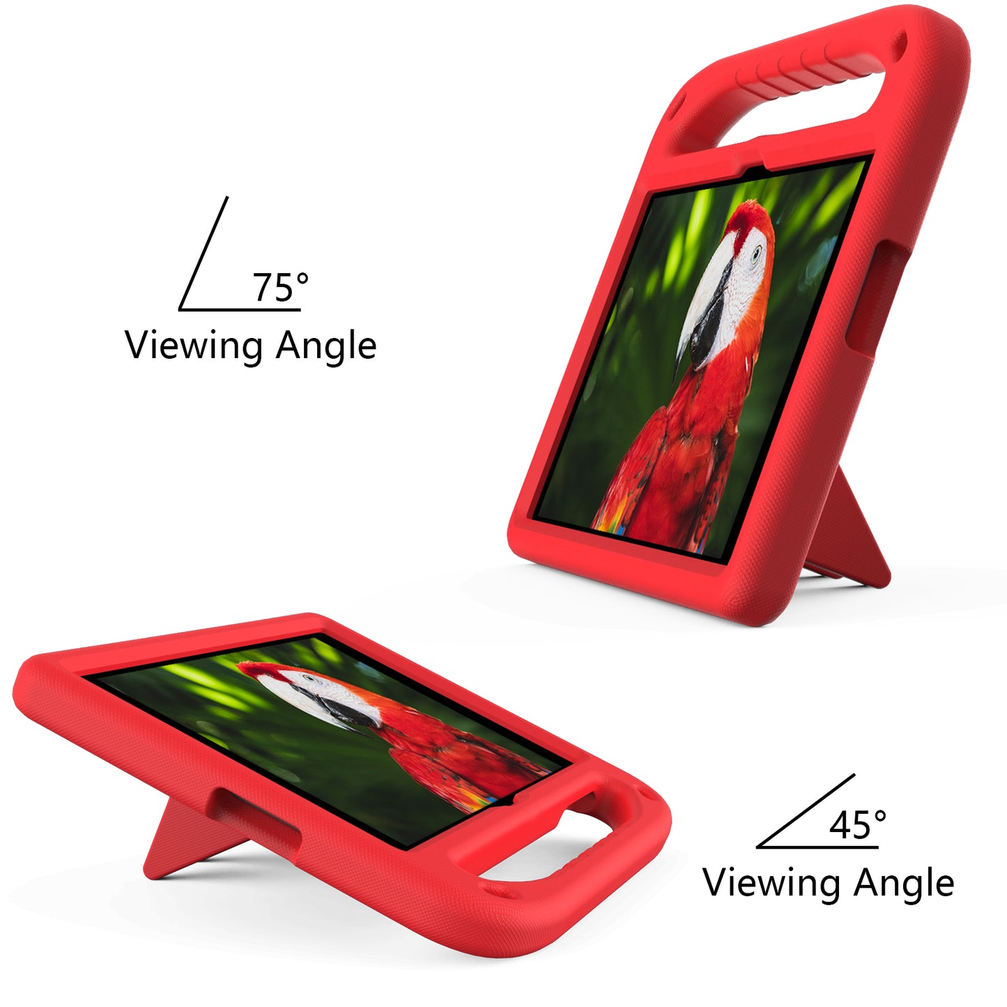 Shock-Absorbed Hand-Hold Grip EVA Tablet Case with Kickstand for Huawei Enjoy Tablet 2 10.1/MatePad T 10S 10.1 inch/MatePad T 10 9.7 inch/Honor Pad 6 10.1-inch/Pad X6 9.7 inch
