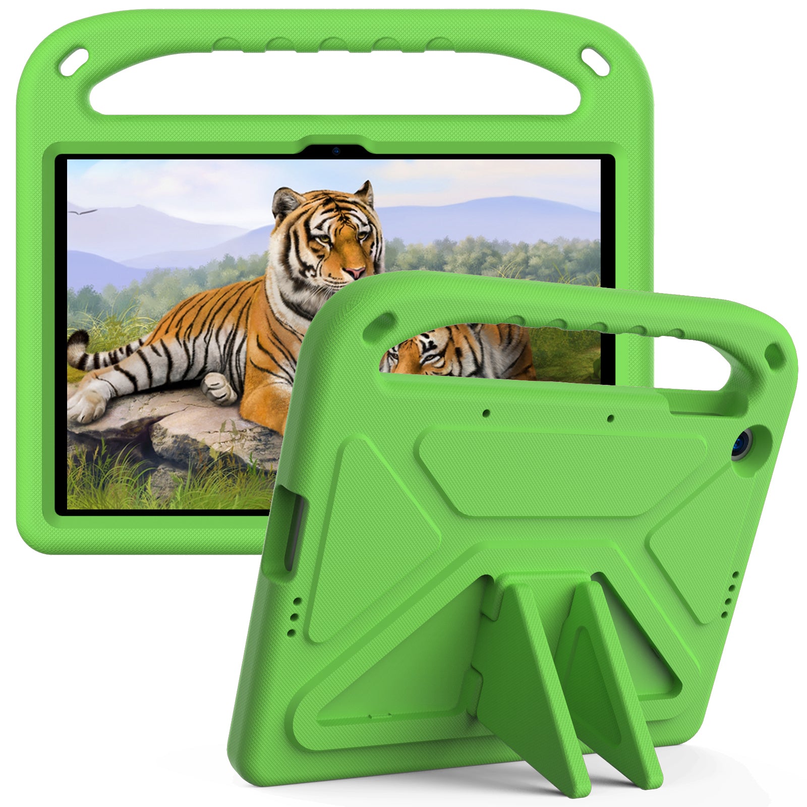 Shock-Absorbed Hand-Hold Grip EVA Tablet Case with Kickstand for Huawei Enjoy Tablet 2 10.1/MatePad T 10S 10.1 inch/MatePad T 10 9.7 inch/Honor Pad 6 10.1-inch/Pad X6 9.7 inch