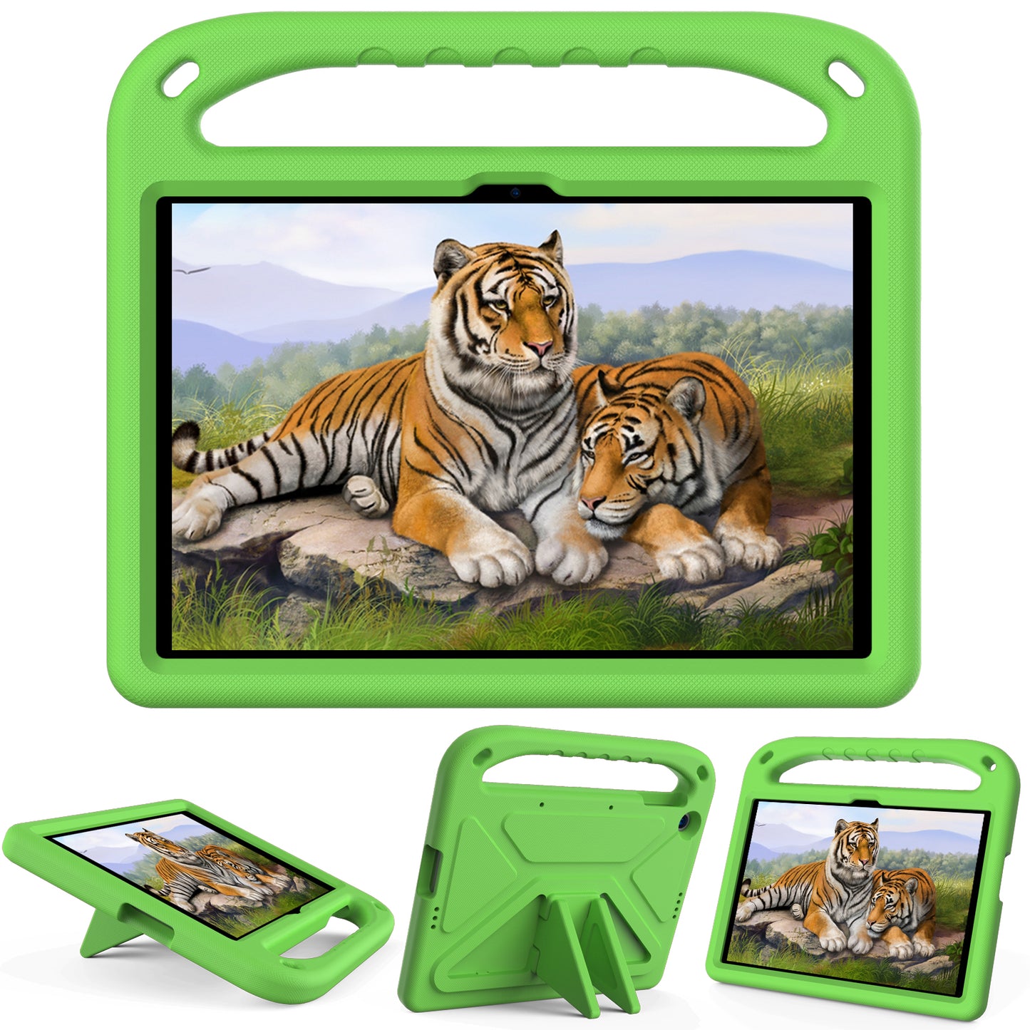 Shock-Absorbed Hand-Hold Grip EVA Tablet Case with Kickstand for Huawei Enjoy Tablet 2 10.1/MatePad T 10S 10.1 inch/MatePad T 10 9.7 inch/Honor Pad 6 10.1-inch/Pad X6 9.7 inch