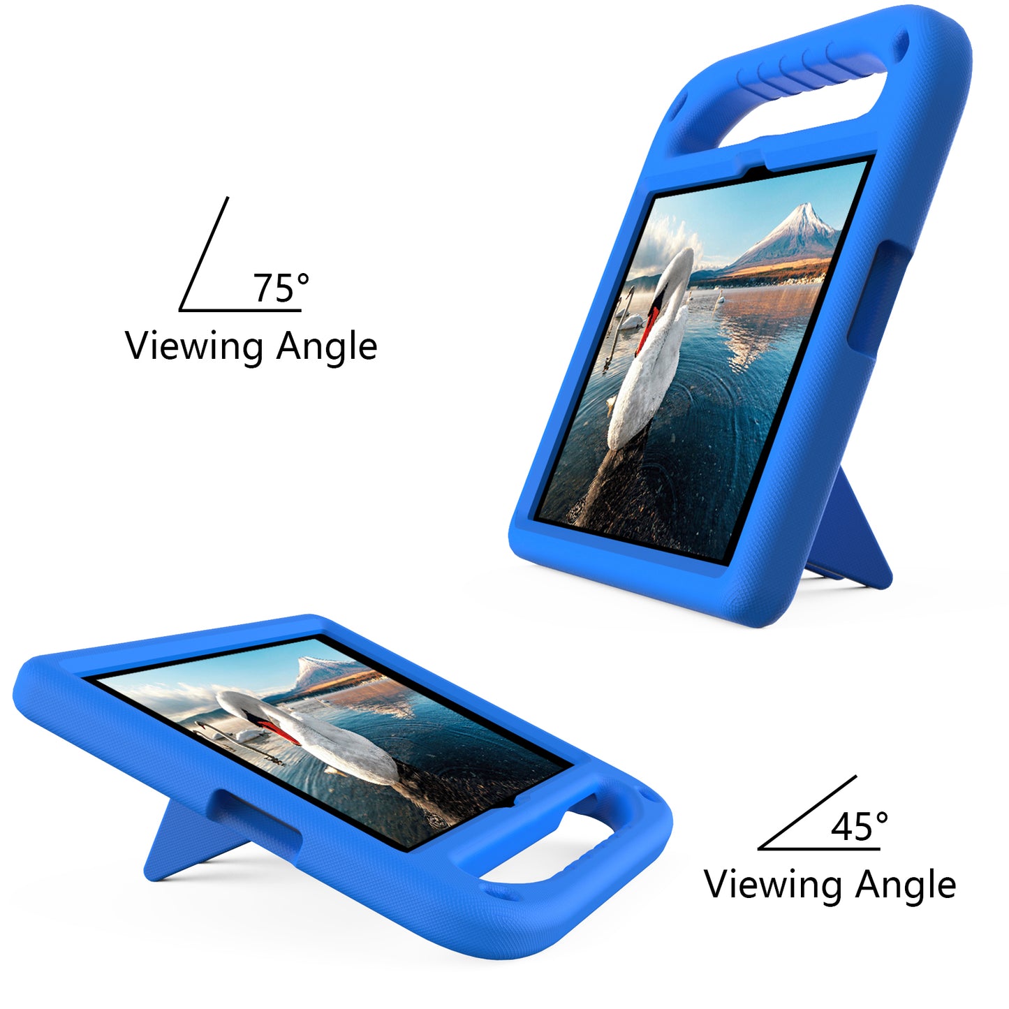Shock-Absorbed Hand-Hold Grip EVA Tablet Case with Kickstand for Huawei Enjoy Tablet 2 10.1/MatePad T 10S 10.1 inch/MatePad T 10 9.7 inch/Honor Pad 6 10.1-inch/Pad X6 9.7 inch