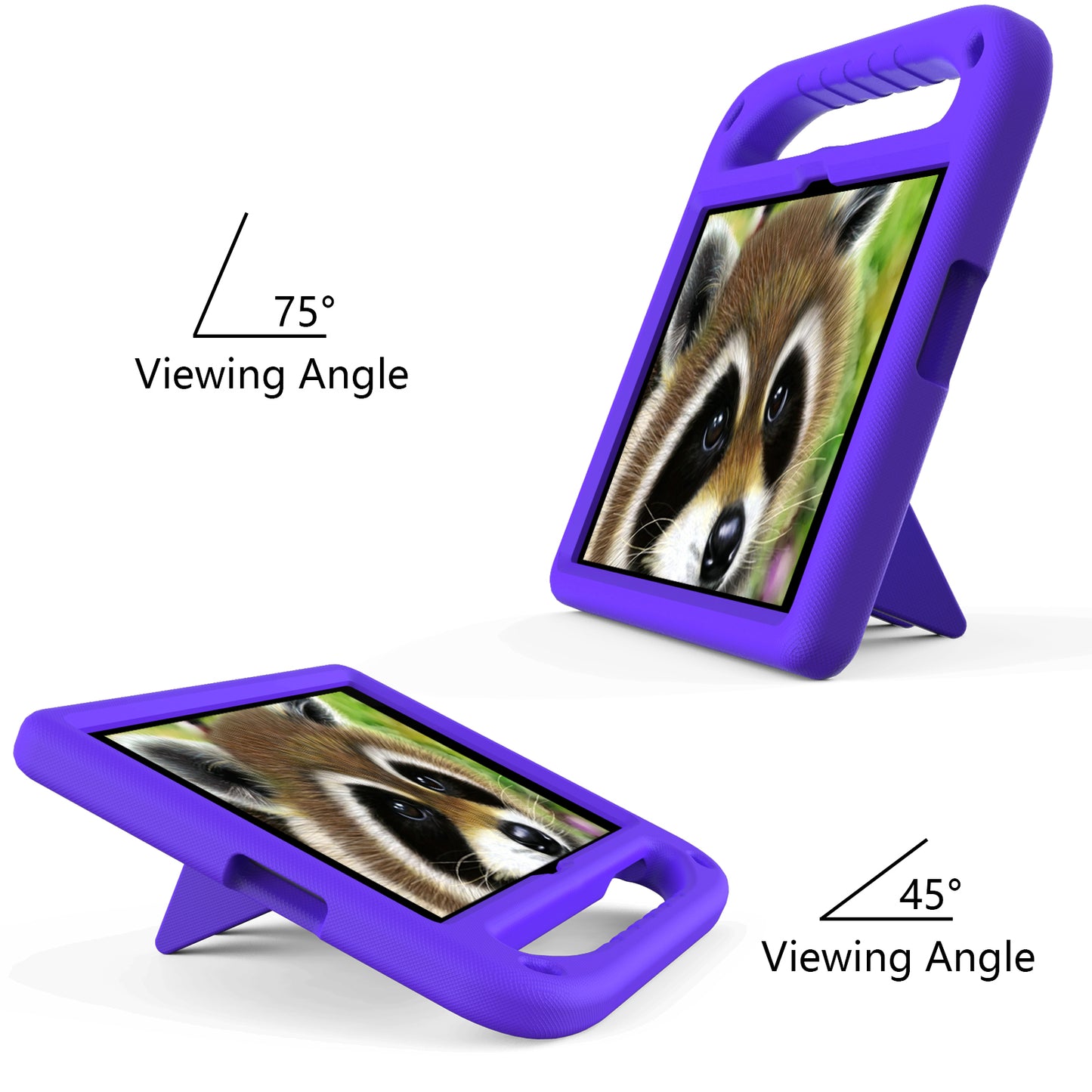Shock-Absorbed Hand-Hold Grip EVA Tablet Case with Kickstand for Huawei Enjoy Tablet 2 10.1/MatePad T 10S 10.1 inch/MatePad T 10 9.7 inch/Honor Pad 6 10.1-inch/Pad X6 9.7 inch