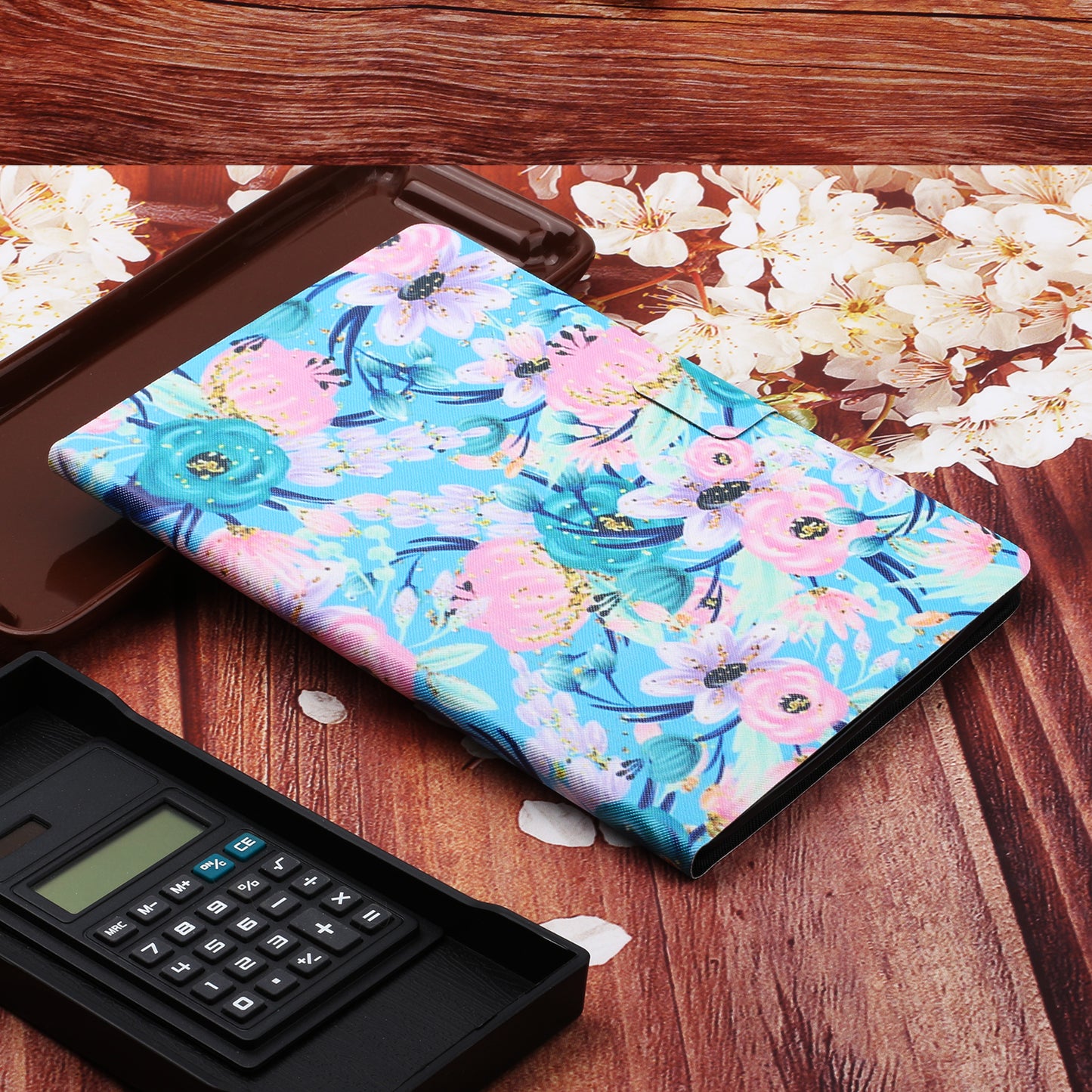 Flower Pattern Printing Tablet Cover for Lenovo Tab M10 TB-X605F