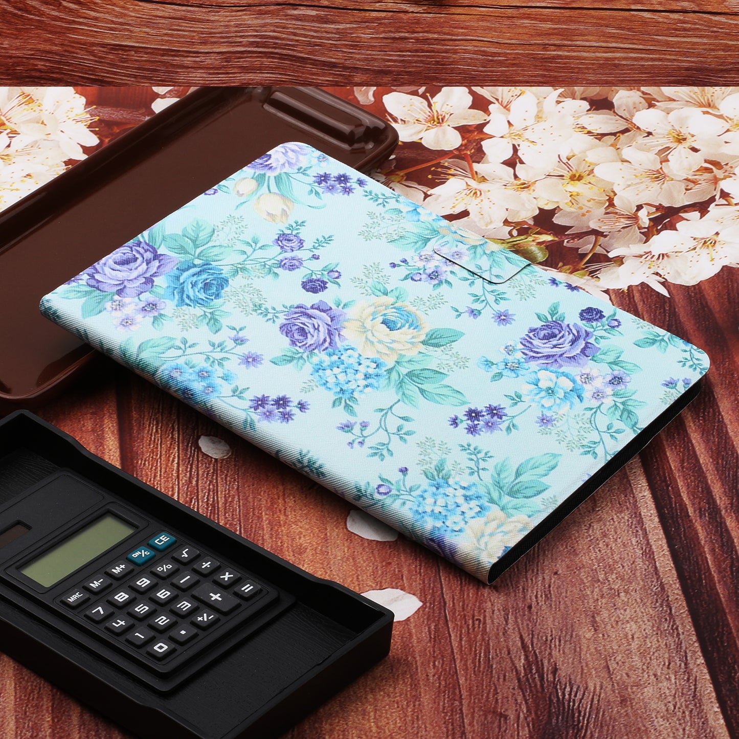 Flower Pattern Printing Tablet Cover for Lenovo Tab M10 TB-X605F