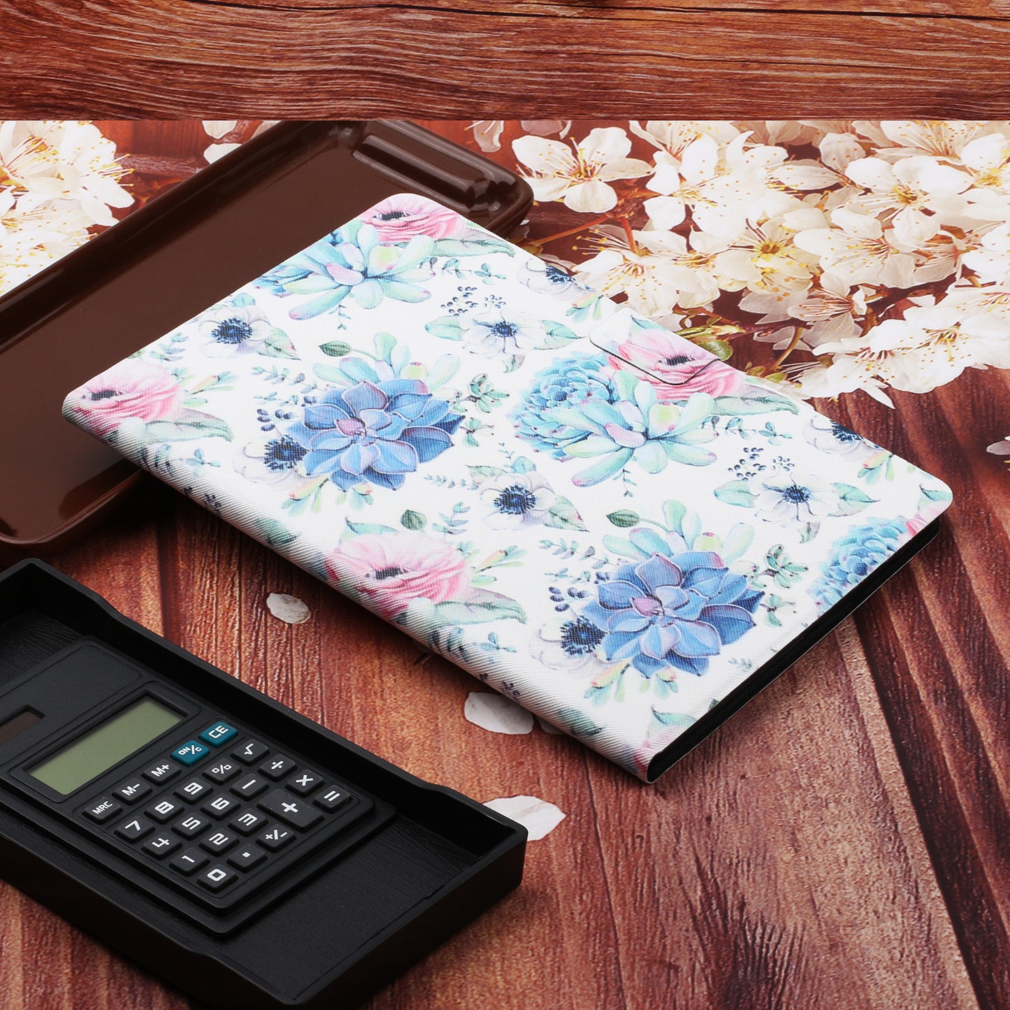 Flower Pattern Printing Tablet Cover for Lenovo Tab M10 TB-X605F