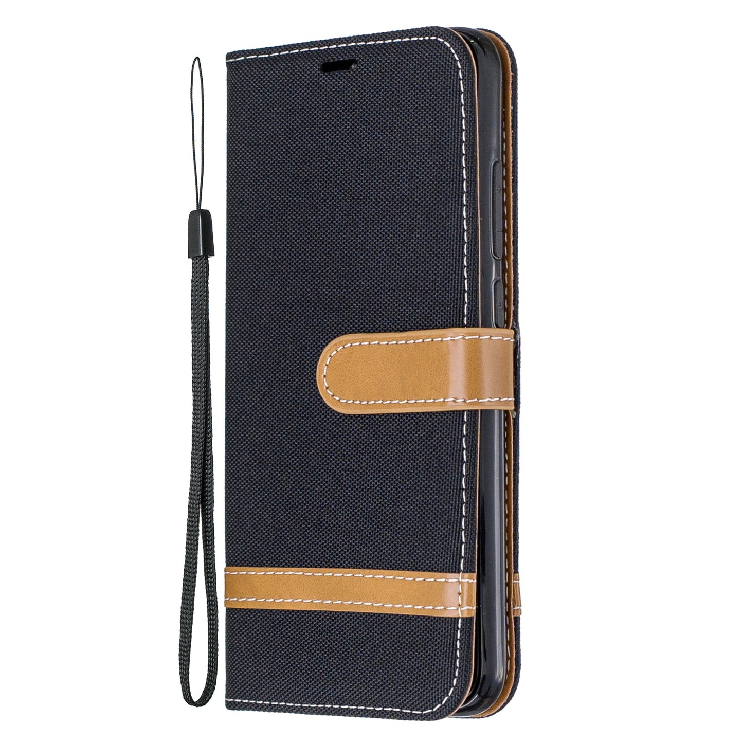 Assorted Color Jeans Cloth Leather Wallet Shell for Xiaomi Redmi Note 8
